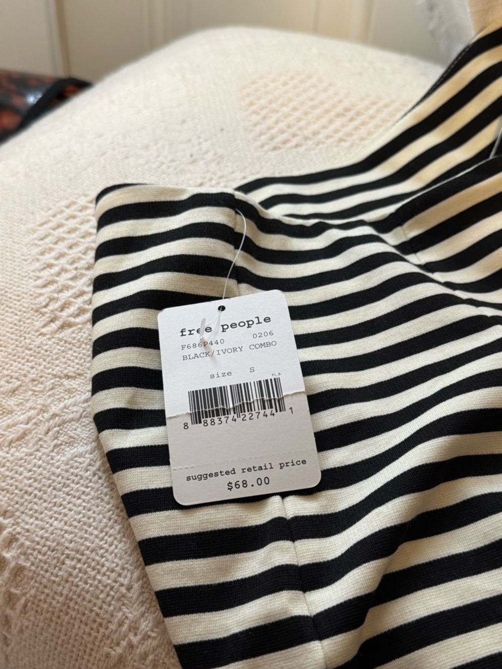 NWT Free People striped shorts - Picture 3 of 7